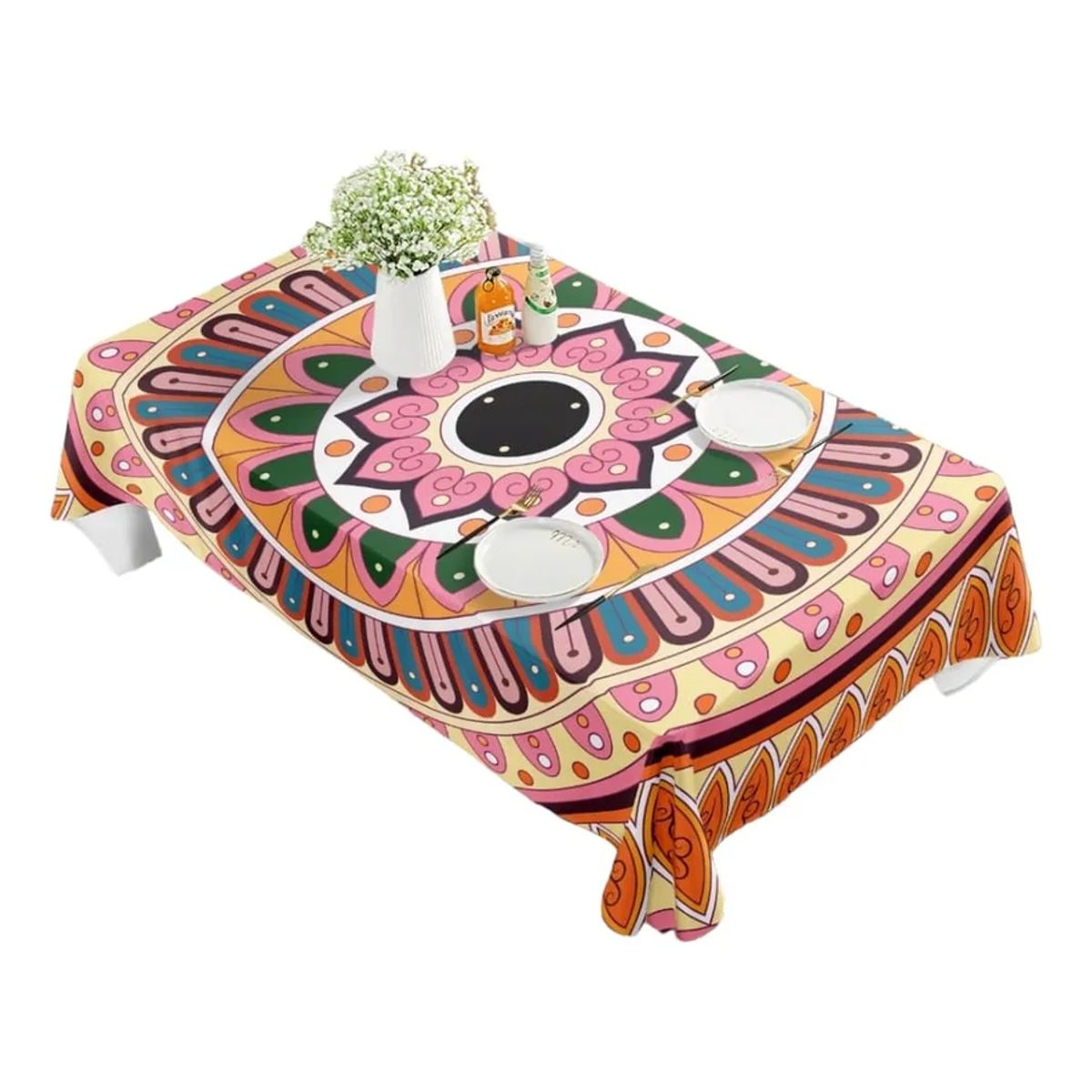 GENERICO - Mantel rectangular antimanchas 230x140cm