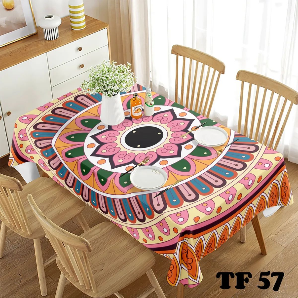 GENERICO - Mantel rectangular antimanchas 230x140cm