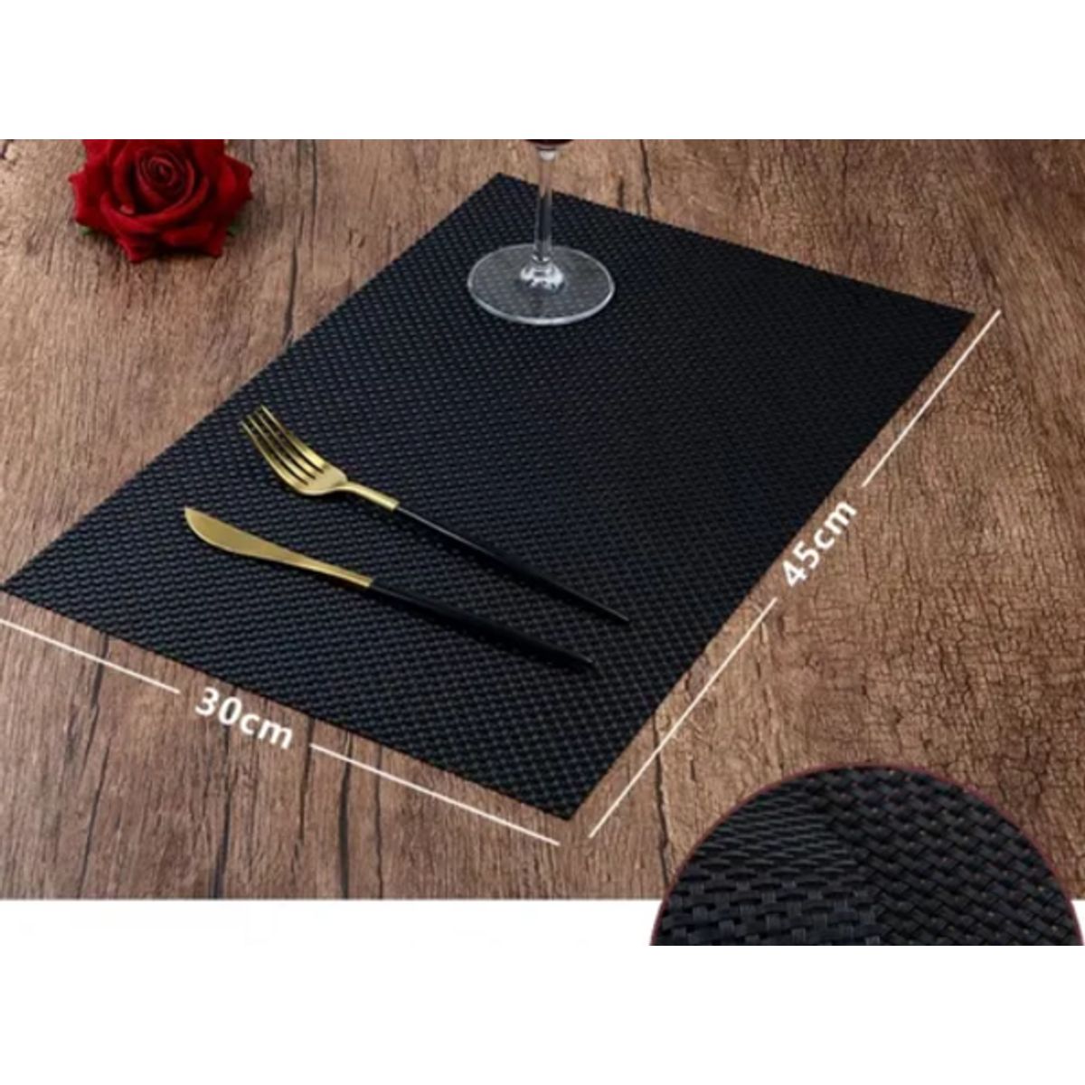 GENERICO - Individuales nórdicos lujo x6