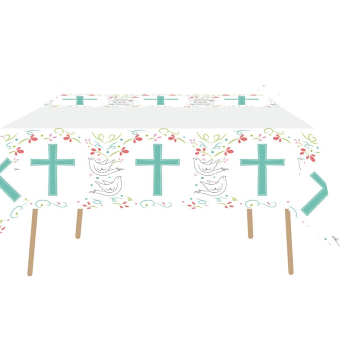 GENERICO - Mantel plástico religioso