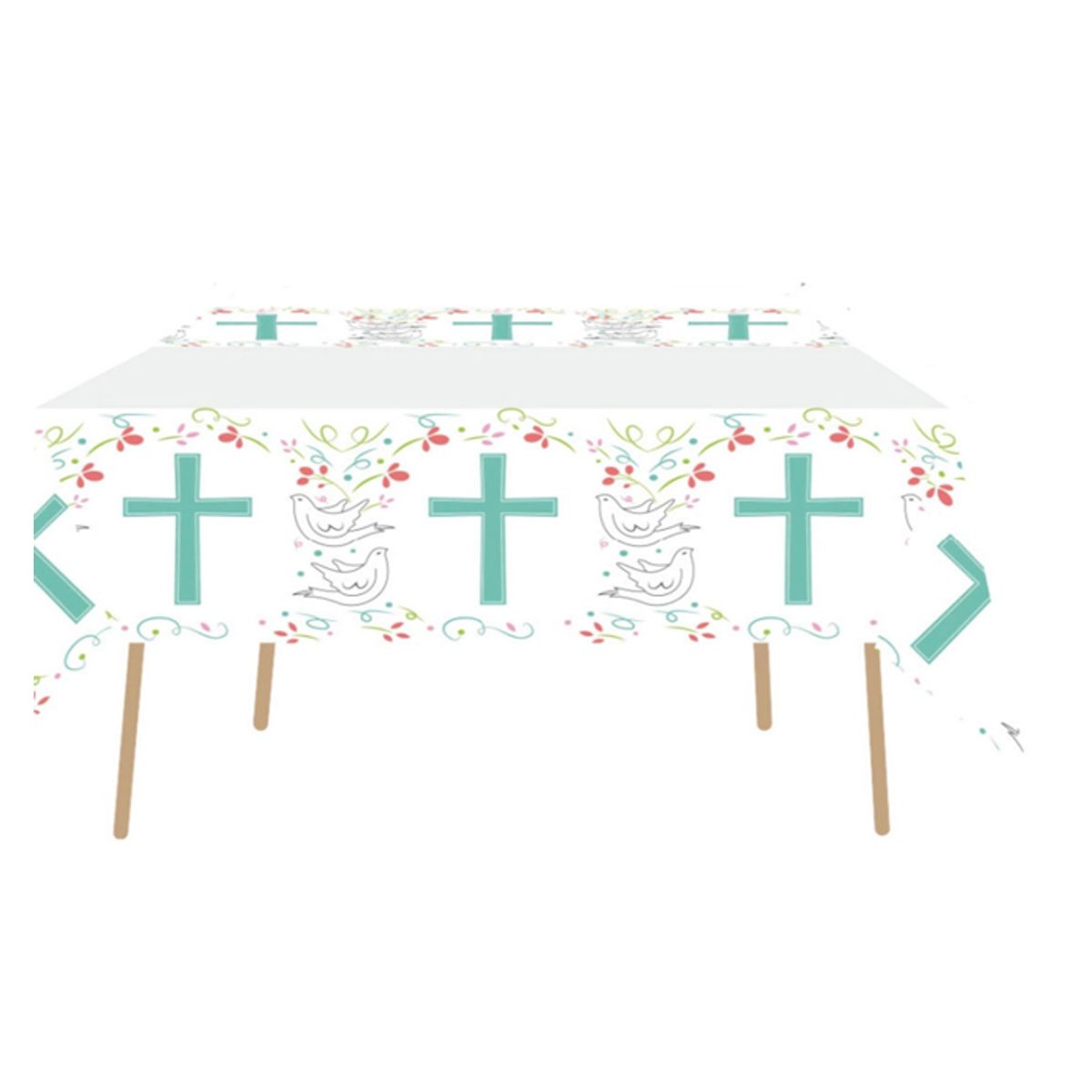 GENERICO - Mantel plástico religioso