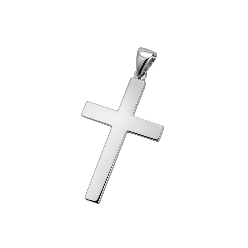 JB JOYAS BARON - Colgante de Plata Esterlina 925 Cruz 25X18MM