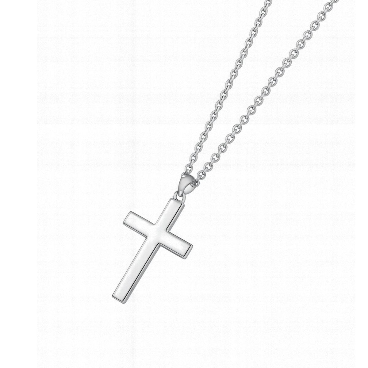 JB JOYAS BARON - Colgante de Plata Esterlina 925 Cruz 25X18MM