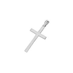 JB JOYAS BARON - Colgante de Plata Esterlina 925 Cruz 25X15MM