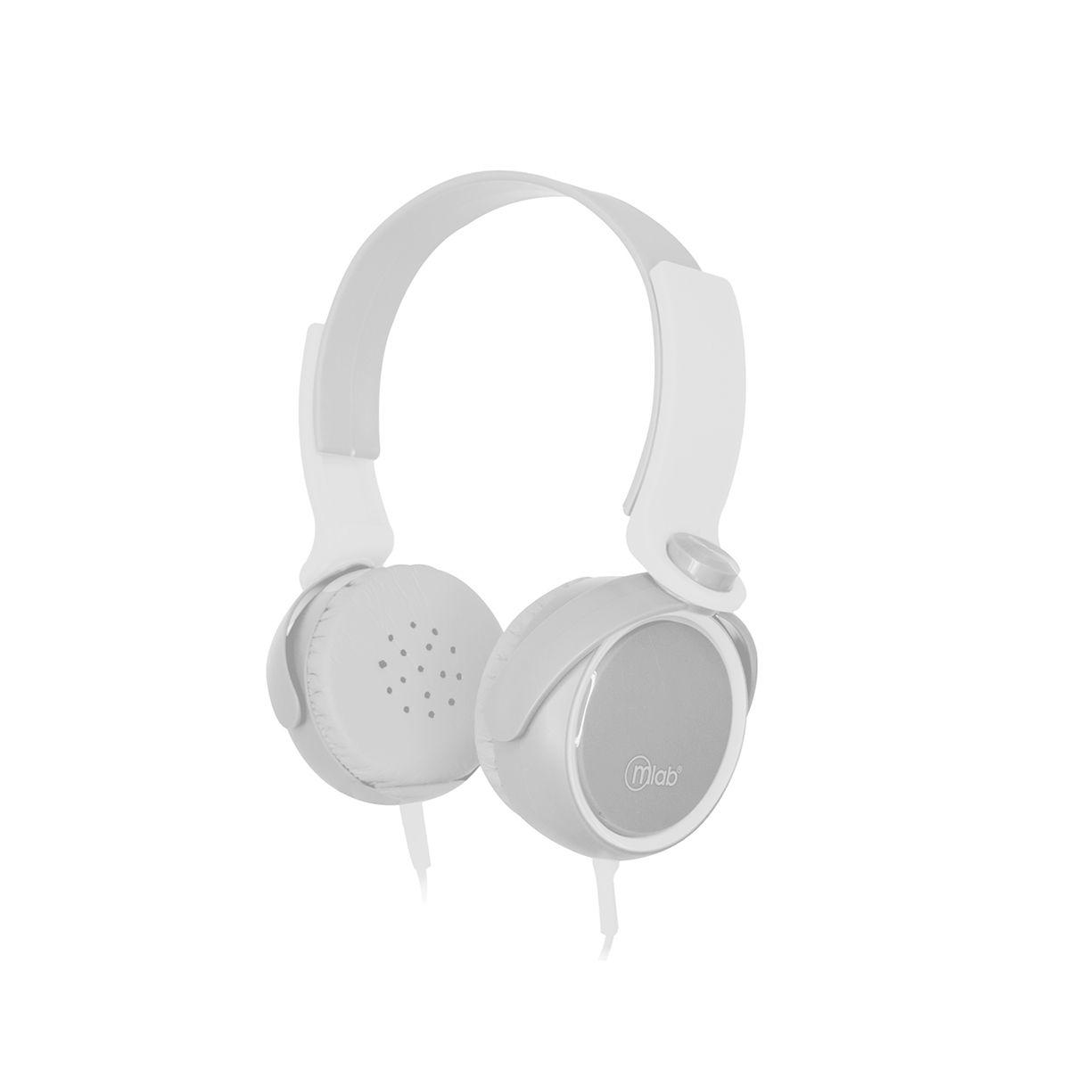 MICROLAB - Audífonos Alambrico Con Cable Con Microfono Blanco