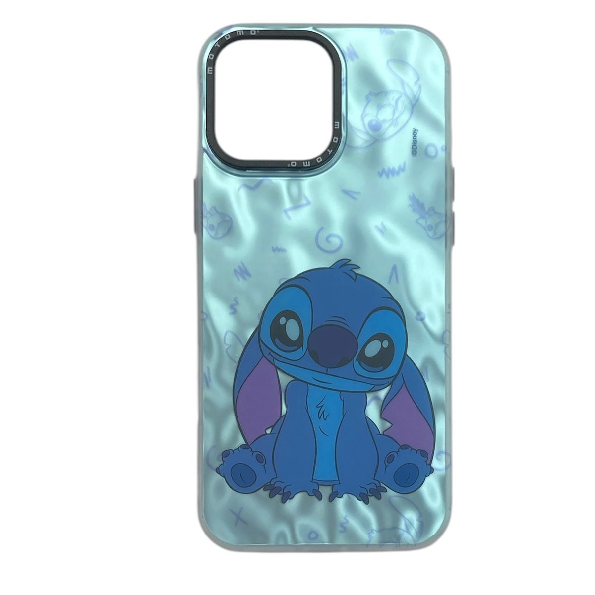 JOIGO - Carcasa Funda Para IPhone 16 Pro Max Lilo y Stich Tornasol Celeste