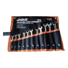 GENERICO - Juego Llave Combinada 12 Pcs Punta Corona 6 A 32 Mm