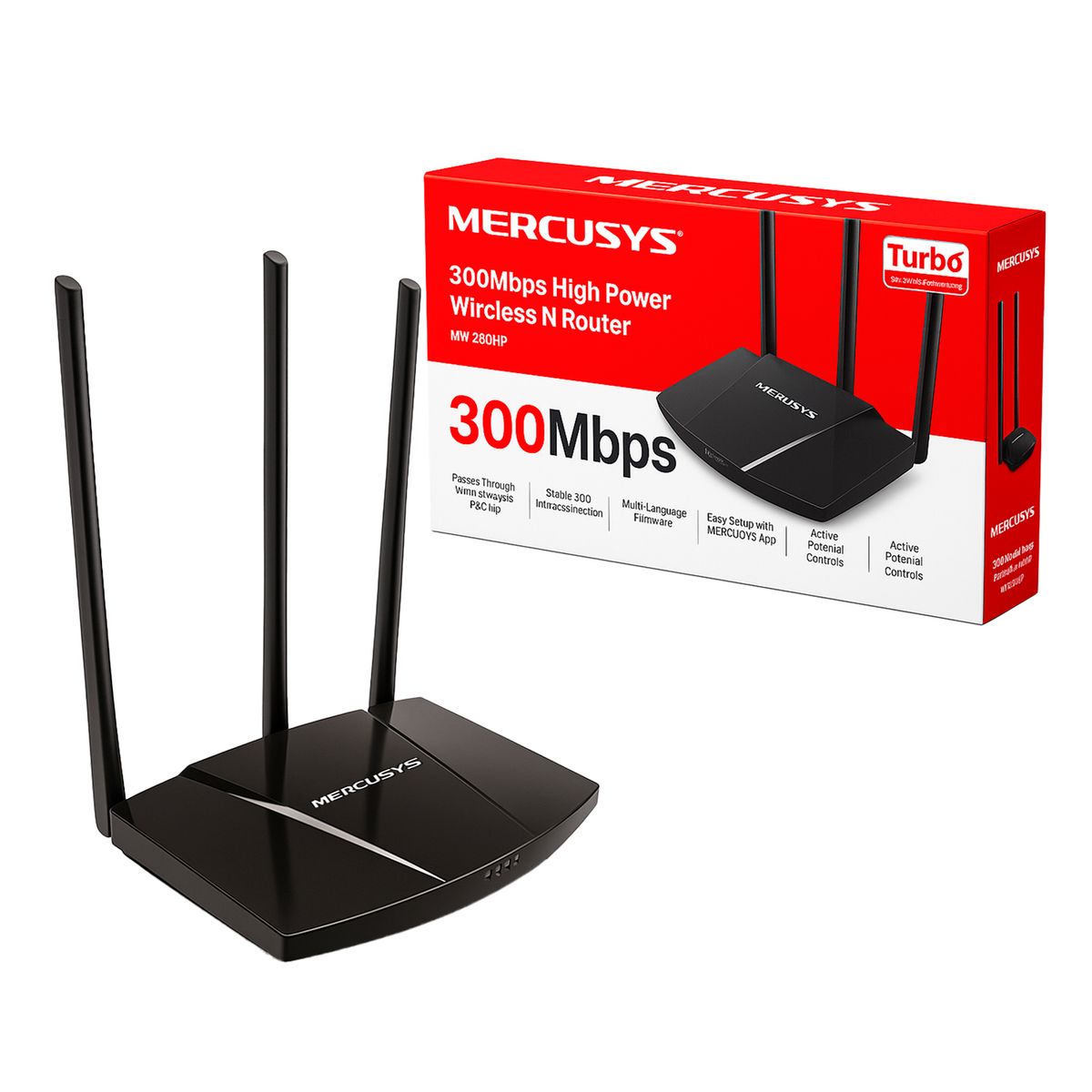 MERCUSYS - Router Inalambrico Mercusys MW330HP WiFi 2.4GHz 300Mbps