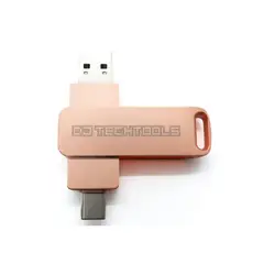 GENERICO - Pendrive Chroma USB Drive para DJ Gris Gold Rose DJ Techtools