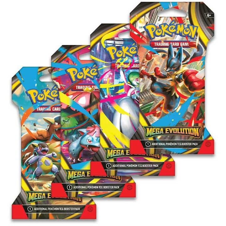 POKEMON POKEMON COMPANY 10055-105 TCG MEGA EVOLUTION SLEEVED BOOSTER ...
