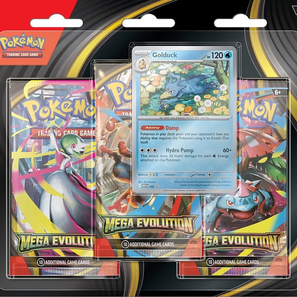 POKEMON - POKEMON COMPANY 10050-106 TCG MEGA EVOLUTION 3 PACK BLISTER