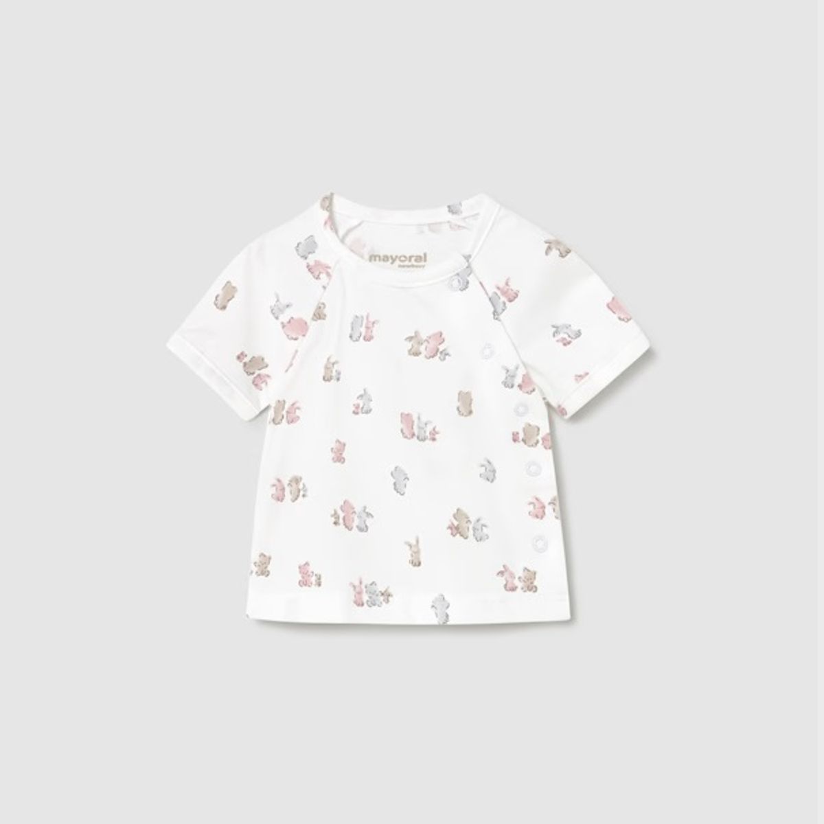 MAYORAL - Conjunto tipo Chándal con camiseta estampada recién nacida