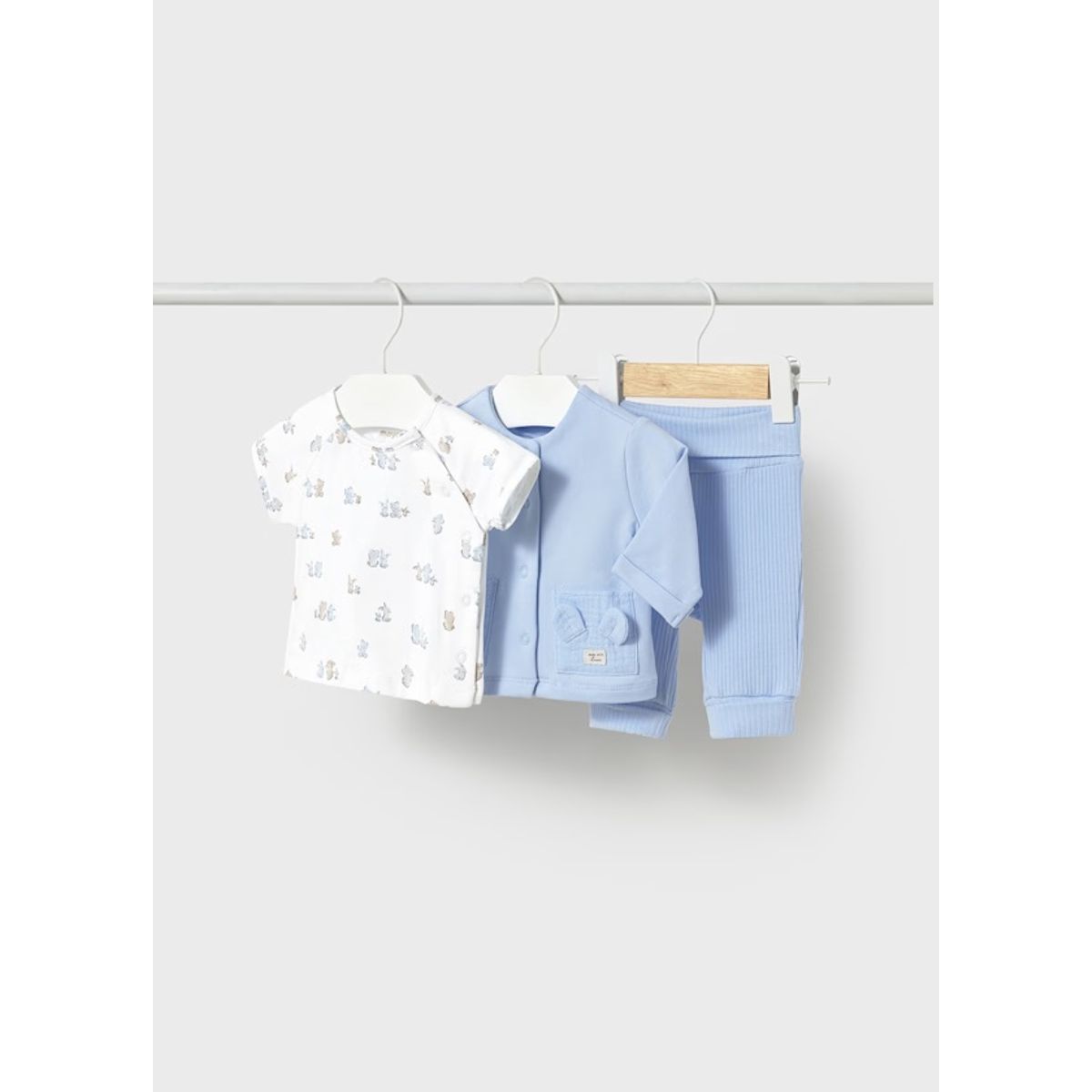 MAYORAL - Conjunto tipo Chándal con camiseta estampada recién nacida