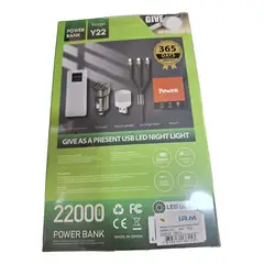 GENERICO - Kit Power Bank 22000mAh con Carga Rápida