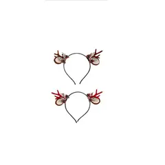 GENERICO - Diadema de orejas de reno navideño