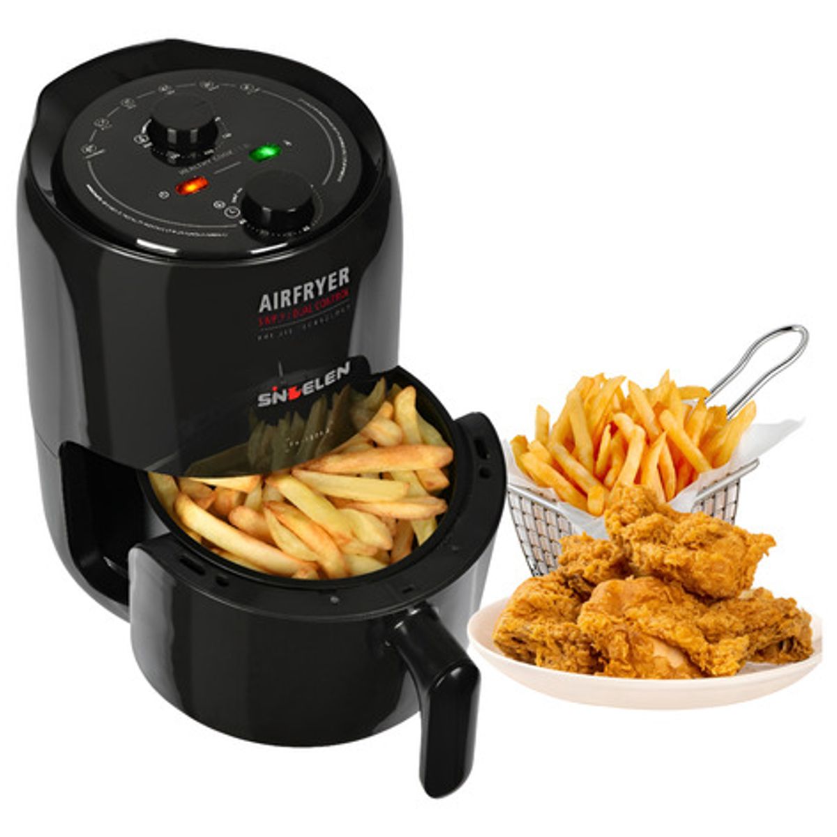 SINDELEN - Freidora De Aire Air Fryer 1.8 Litros Sindelen Fa-180ng