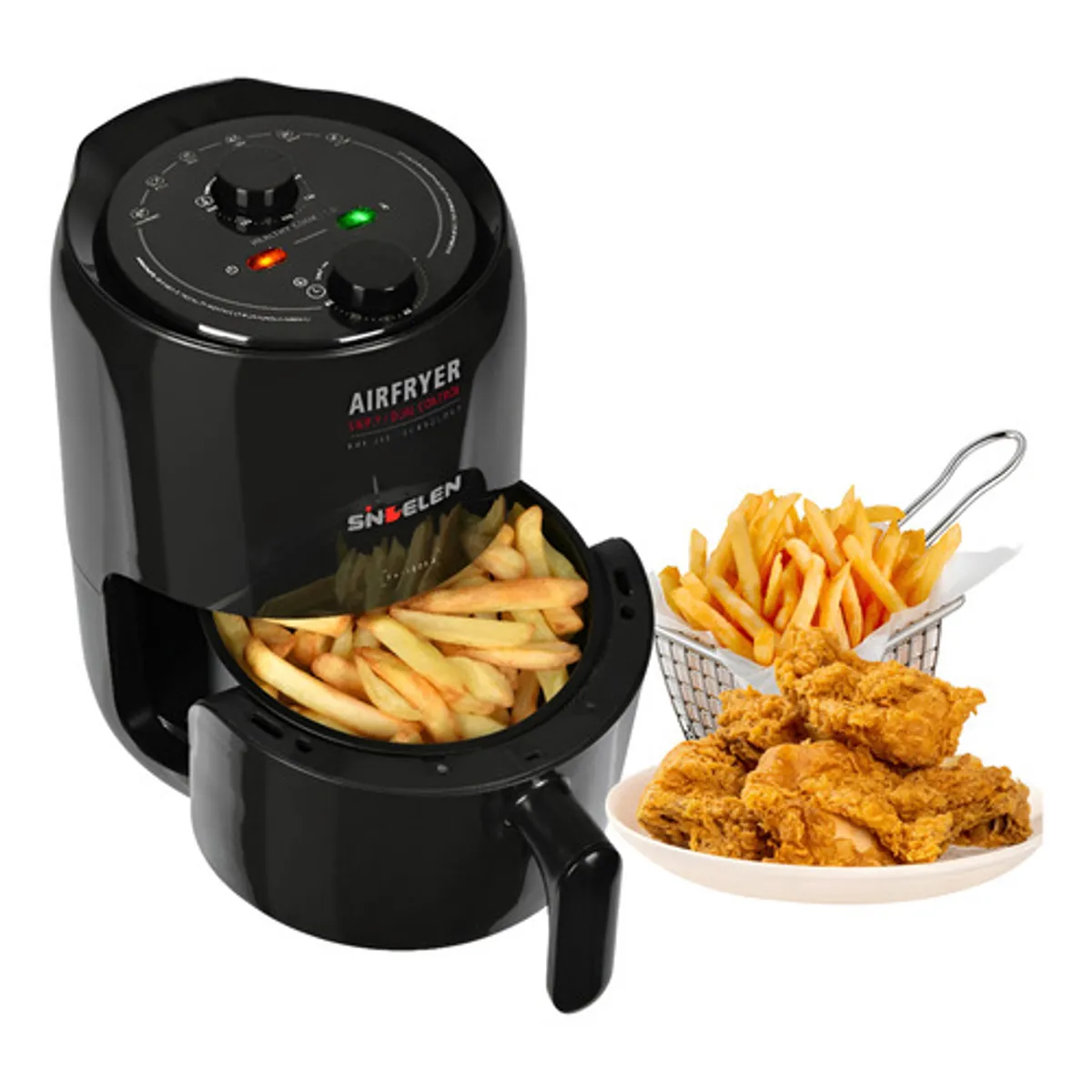 SINDELEN - Freidora De Aire Air Fryer 1.8 Litros Sindelen Fa-180ng