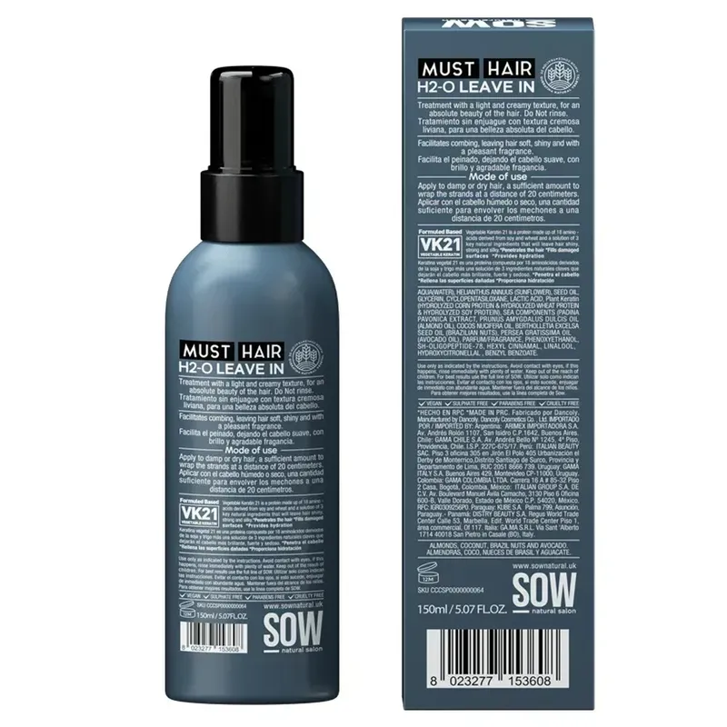 WELLA - Sow Must Hair Leave-in Regenerador Protector Térmico 150ml