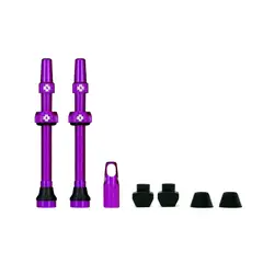 MUC OFF - Kit valvulas tubeless Muc-Off 60mm púrpura