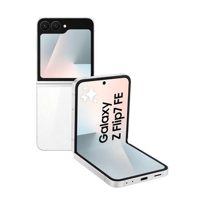 Imagen 2 del producto Galaxy Z Flip7 FE White 128GB+ 8GB RAM
