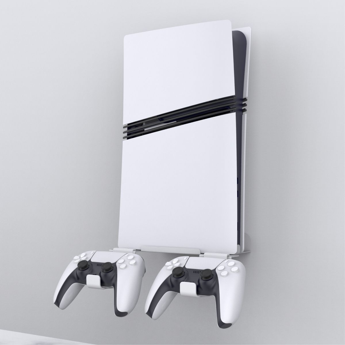 GENERICO - Soporte De Pared Premium Para Ps5 Slim  Ps5 Pro - Negro