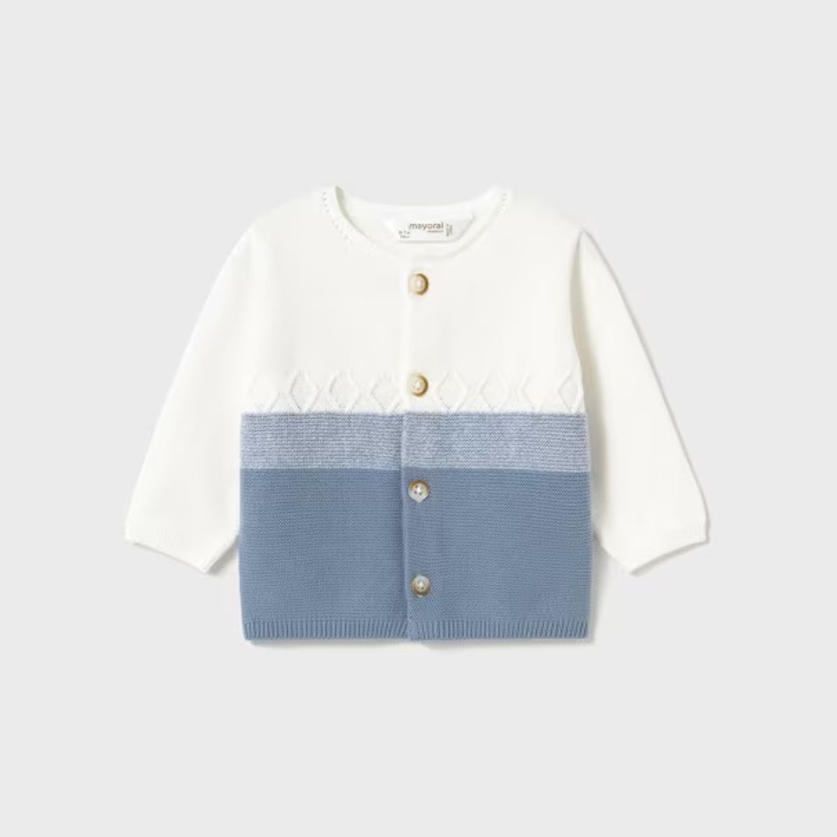 MAYORAL - Conjunto 3 piezas tricot recién nacido