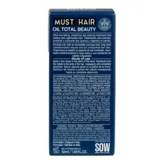 WELLA - Sow Aceite Capilar Reparador Con Protección Térmica Total Beauty 50ml