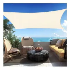 GENERICO - Toldo Vela Sombreadora Malla Sombra 5X6 Rectangular