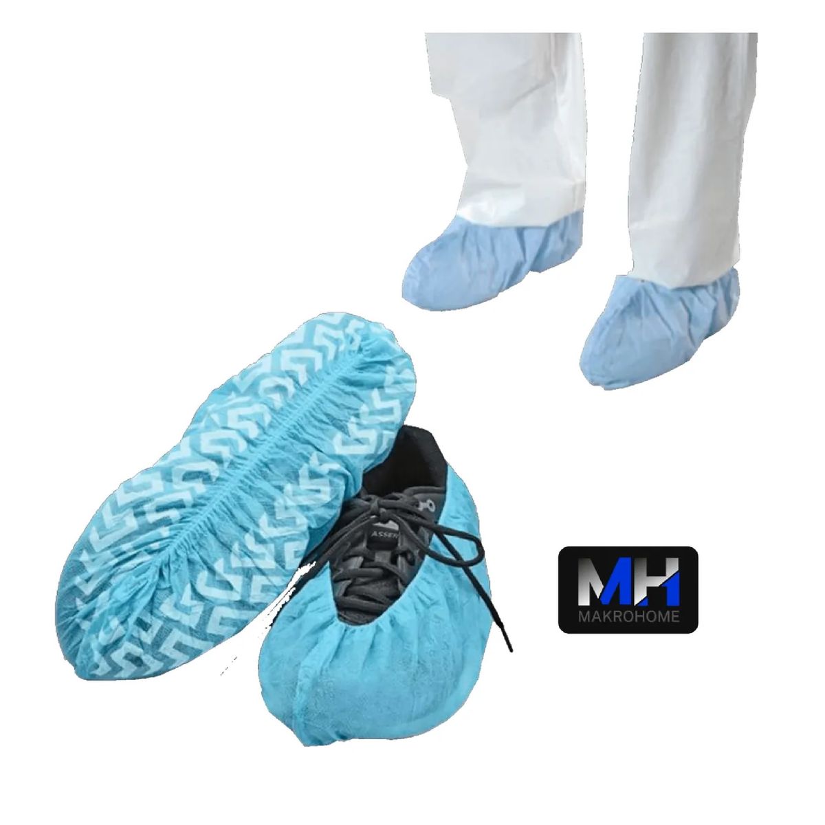 CLEANCARRIER - Cubre Zapato Azul 100 Unidades Antideslizante Cleancarrier