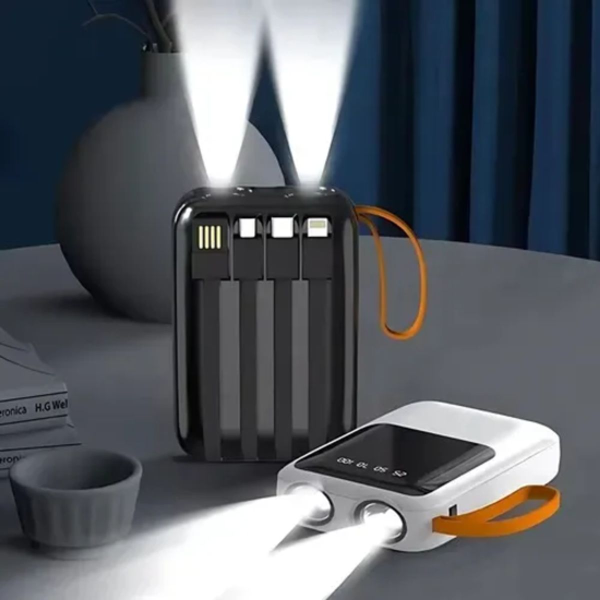 GENERICO - Power Bank 10000mAh Batería Externa Carga Rápida