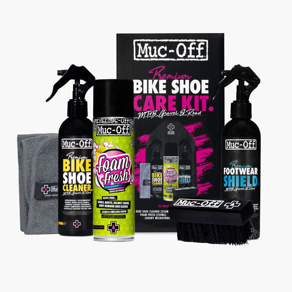 MUC OFF - KIT PREMIUM CUIDADO DE CALZADO MUC-OFF