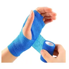 GENERICO - Venda Coban Autoadhesiva Vendaje Deporte 75mmx450cm unidad Azul