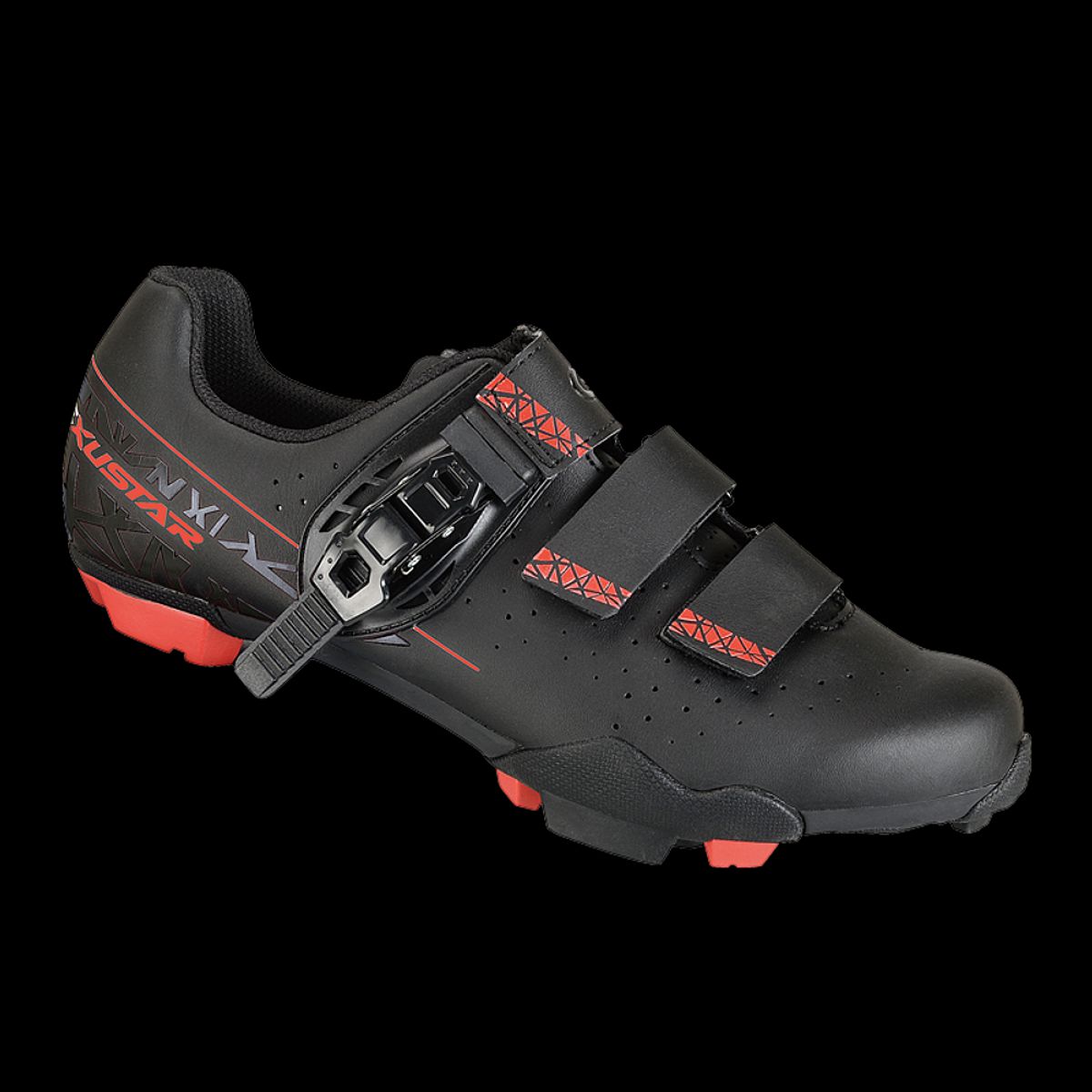 EXUSTAR - ZAPATILLA EXUSTAR E-SM3310B-RD MTB BLACK/RED