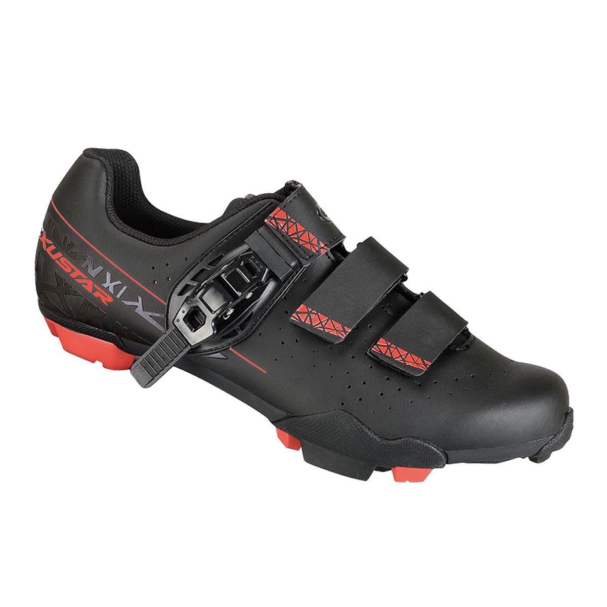EXUSTAR - ZAPATILLA EXUSTAR E-SM3310B-RD MTB BLACK/RED