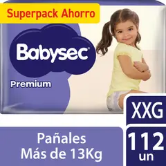 BABYSEC - Pañales de bebé Premium Talla XXG X112