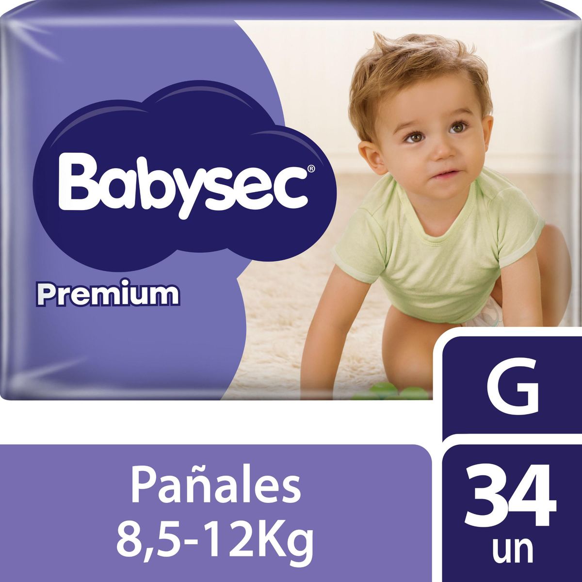 BABYSEC - Pañales de bebé Babysec Premium Talla G X34