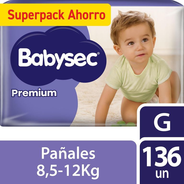 Panales de bebe Premium Talla G X136 G