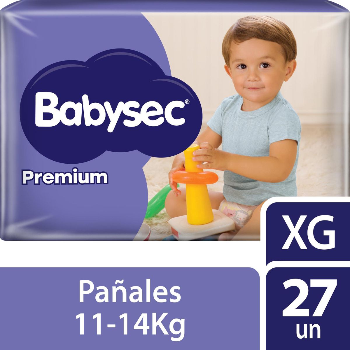 BABYSEC - Pañales de bebé Babysec Premium Talla XG X27