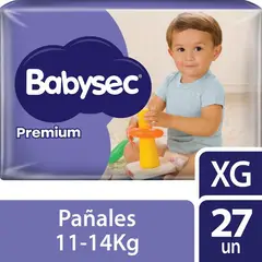 BABYSEC - Pañales de bebé Premium Talla XG X27