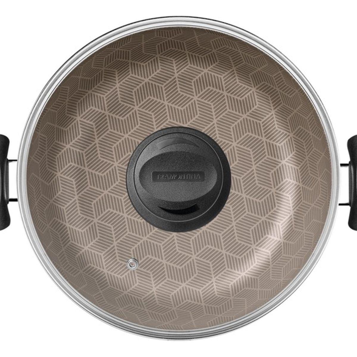 TRAMONTINA - Arrocera C/tapa 24 Cm Paris 2.8 Lt Rojo Tramontina 28517-724