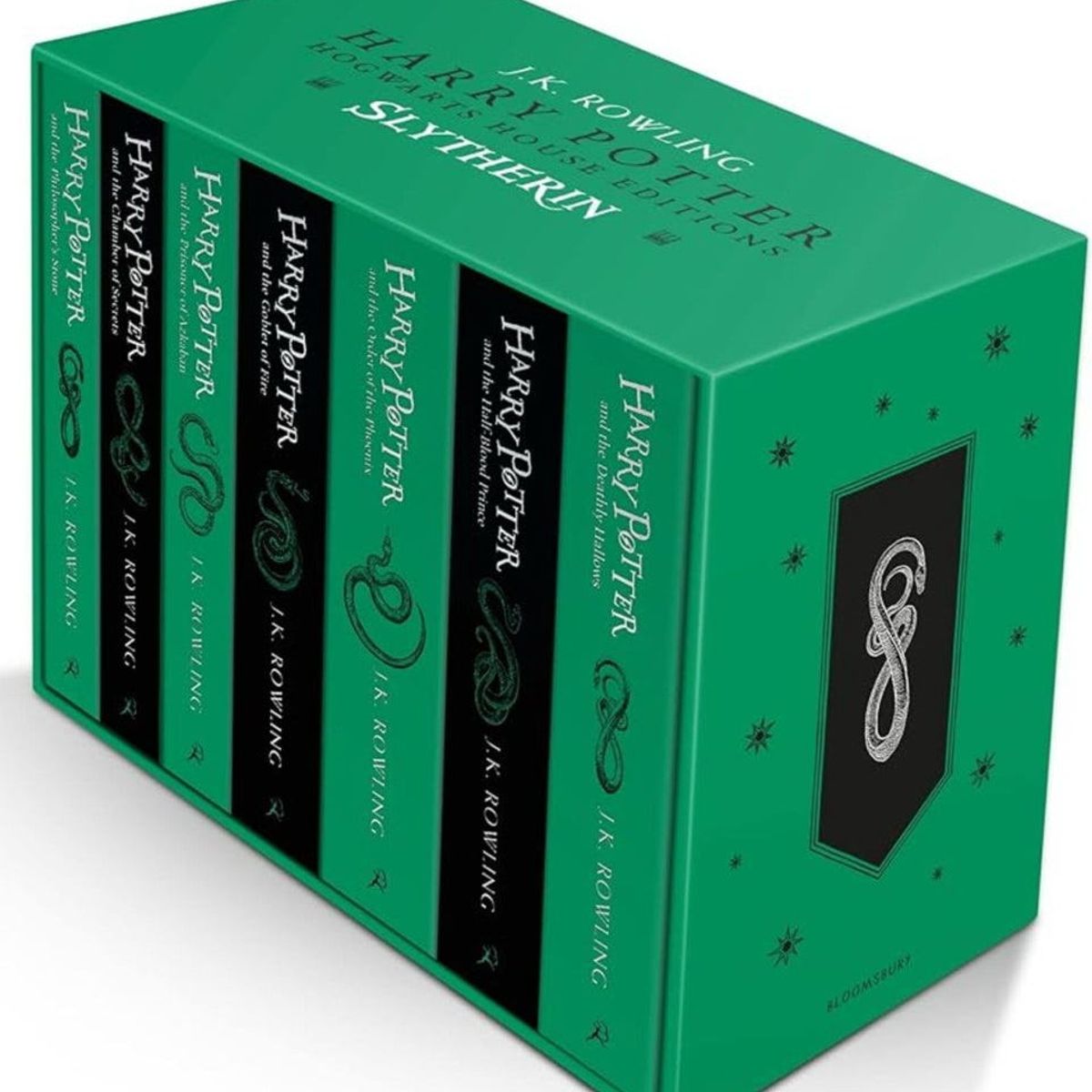 SALAMANDRA BOLSILLO - ESTUCHE HARRY POTTER BIBLIOTECA SLYTHERIN