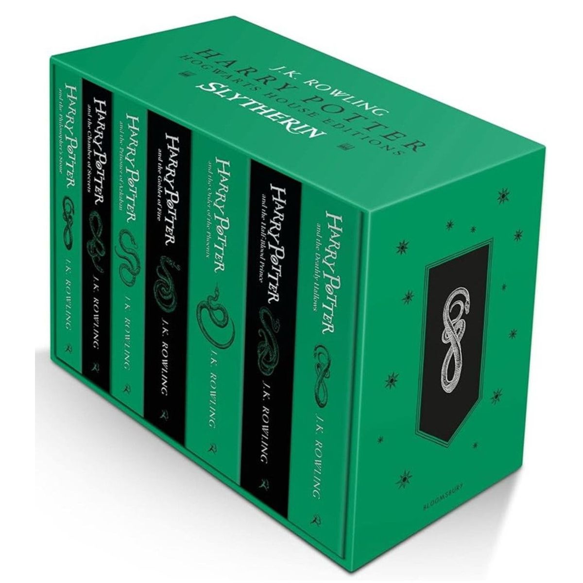 SALAMANDRA BOLSILLO - ESTUCHE HARRY POTTER BIBLIOTECA SLYTHERIN