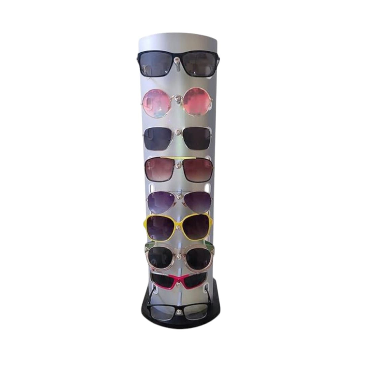 GENERICO - Exhibidor 9 Gafas con Base Madera Gms