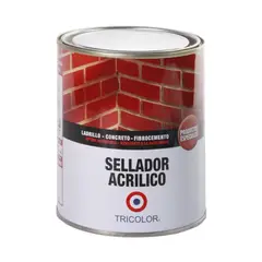 TRICOLOR - Sellador acrílico ladrillo 1/4 gal