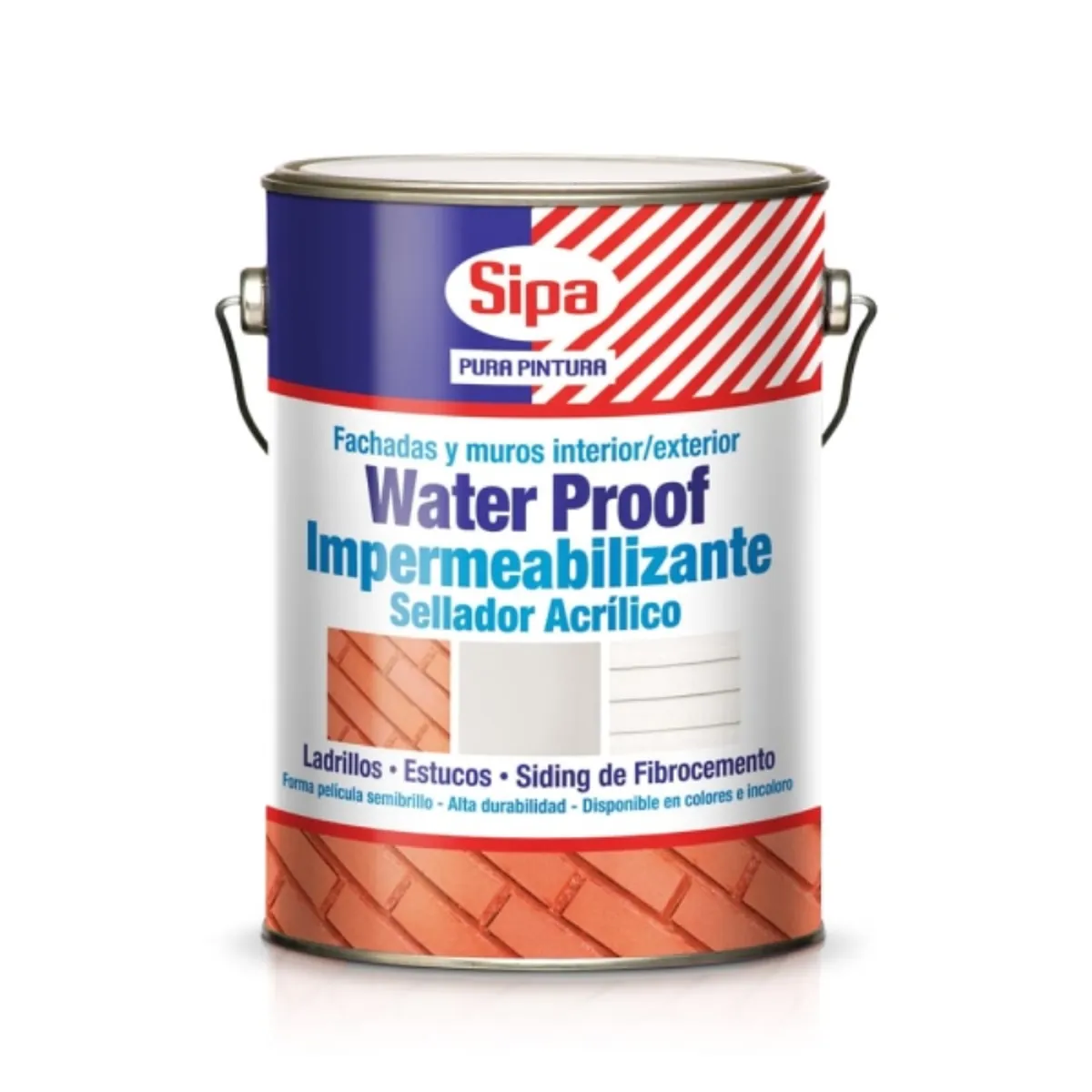 SIPA - Sellador acrílico impermeabilizante waterproof alerce 1 gal