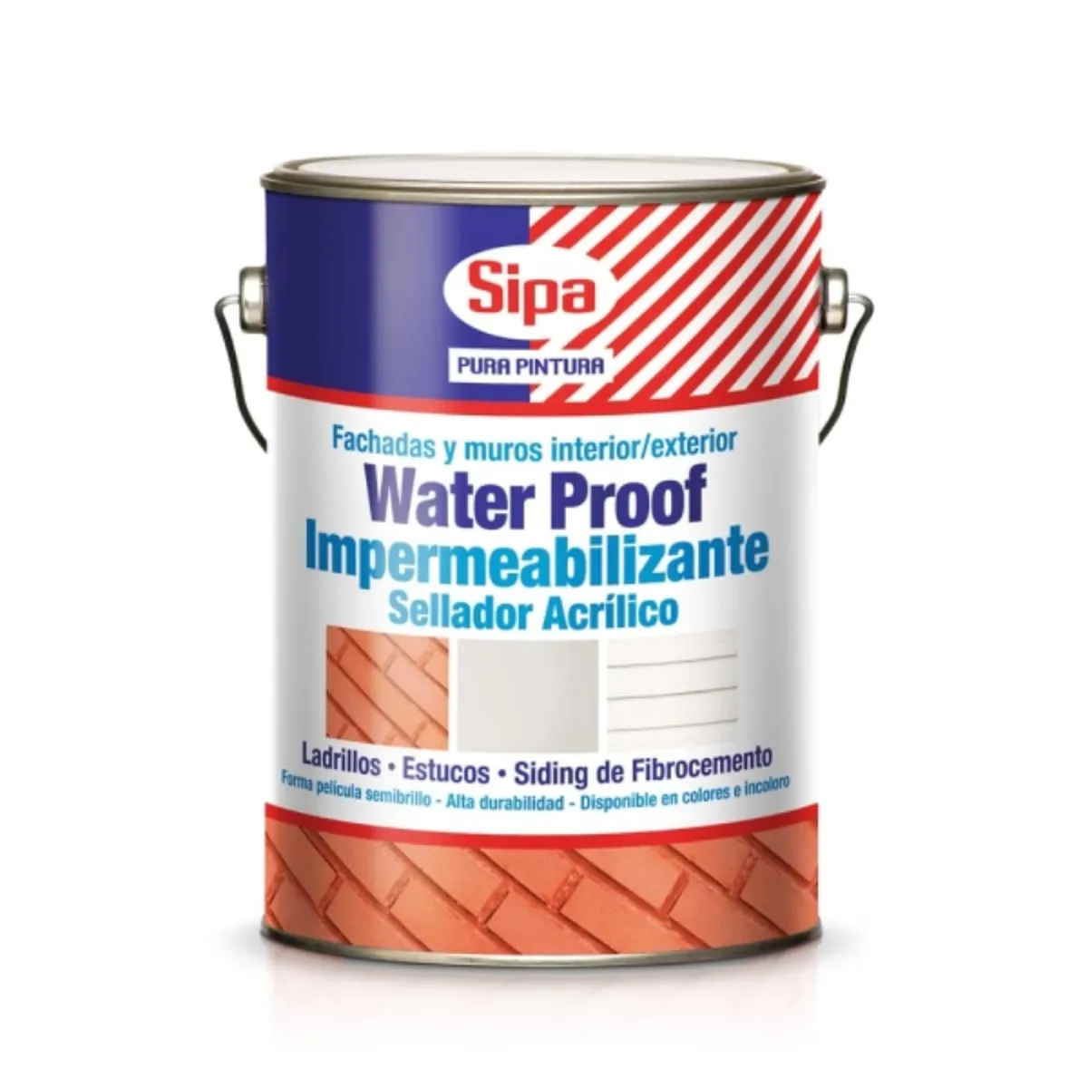 SIPA - Sellador acrílico impermeabilizante waterproof alerce 1 gal