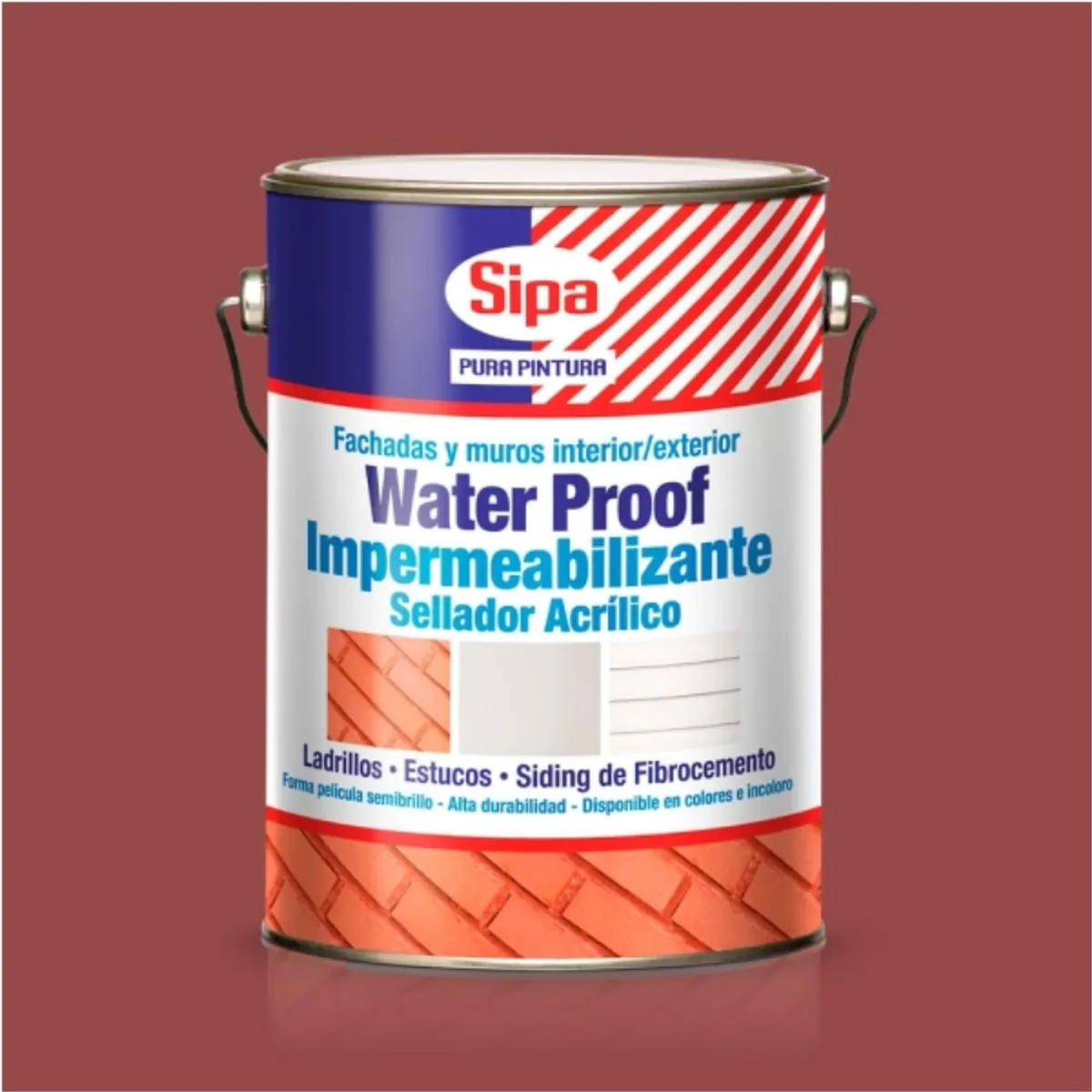 SIPA - Sellador acrílico impermeabilizante waterproof alerce 1 gal