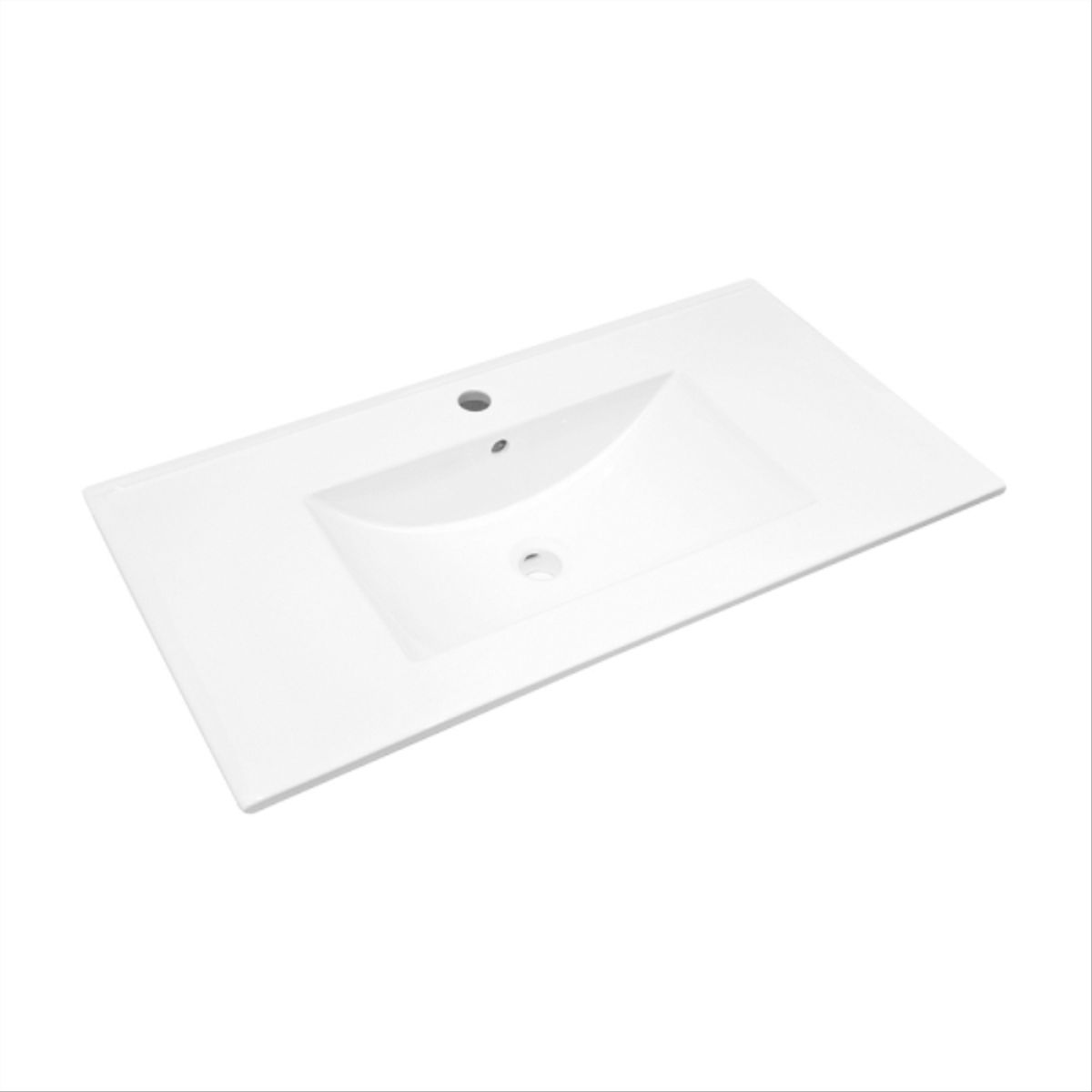 STRETTO - Cubierta sobreponer para mueble vanitorio 60x46x17 cm Amelie