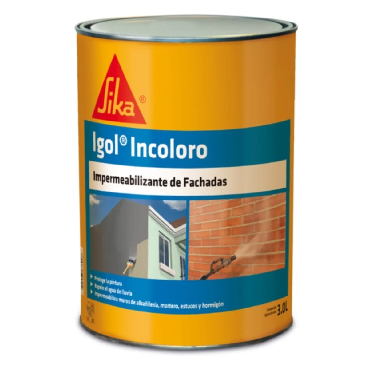 SIKA - Impermeabilizante para exterior Igol incoloro 3 lt