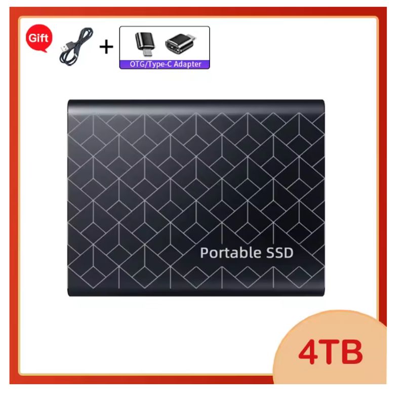 GENERICO - Disco Duro Externo 4TB USB31interfaz tipo C